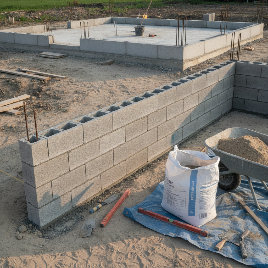 done Concrete Masonry Service - No Face and No Text